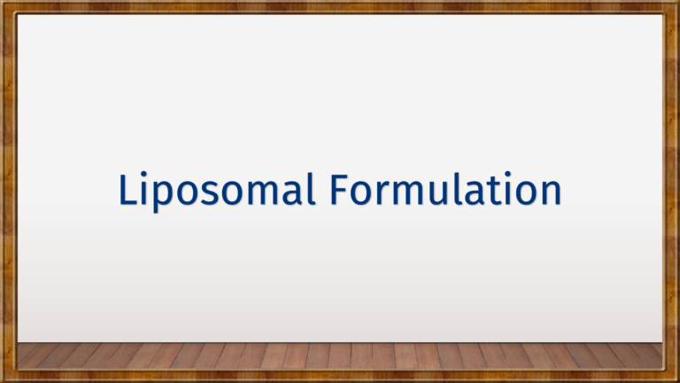 liposomal formulation